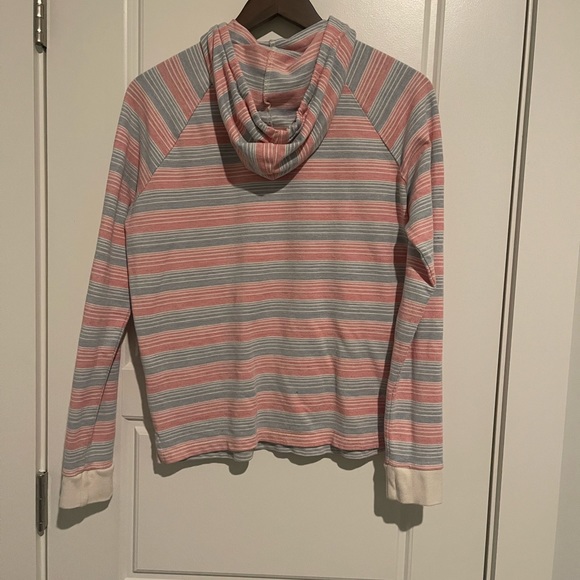 Marine Layer Double Knit Pullover Striped Hoodie - Picture 2 of 2